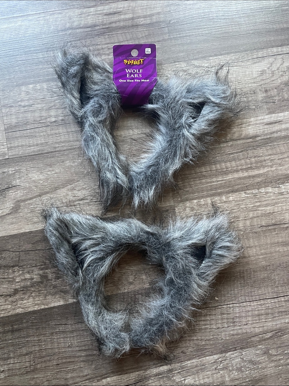 Spirit Faux Fur Wolf Ears Headband - Gray